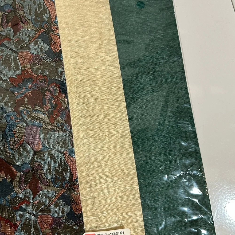 Handmade Silk Brocade Tablecloth – Shiny Jacquard Butterfly Art Textile
